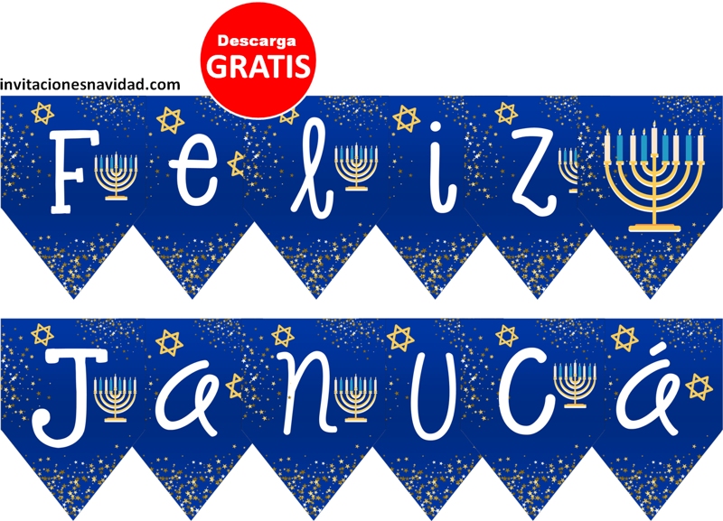 plantillas de Feliz Janucá