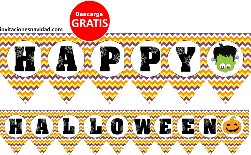 guirnalda Halloween para descargar gratis