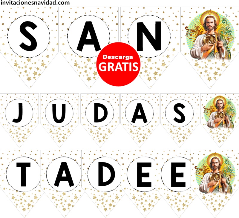 guirnalda San Juditas para descargar